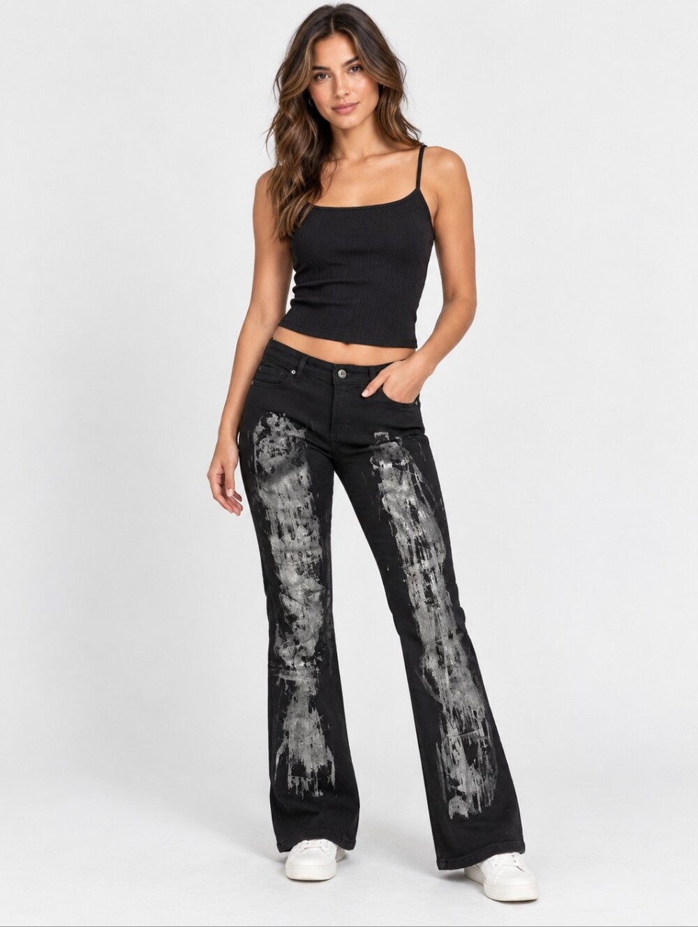 ❤️ ABERCROMBIE & FITCH Y2K HARPER LOW RISE BOOTCUT JEANS, 6 (28)